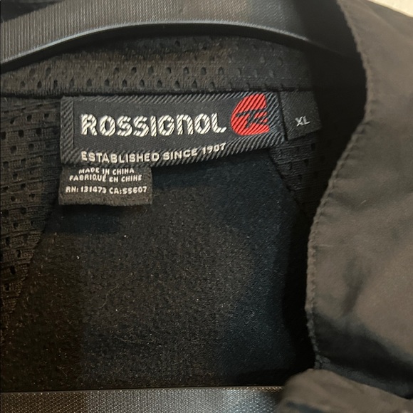 Rossignol Black Windbreaker with White Accents - Picture 2 of 8